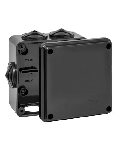 Коробка TYCO ОП 100х100х50мм УХЛ1 IP54 черный (67050Ч). Коробка распределительная. RuVinil в Тольятти