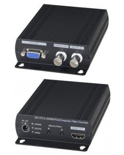 AD001HD4. Преобразователь-разветвитель AHD/HDCVI/HDTVI в HDMI/VGA/CVBS. SC&T в Тольятти