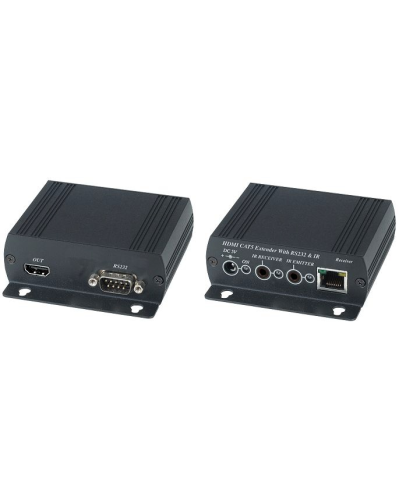 HE02. Комплект для передачи HDMI-сигнала и RS232. SC&T в Тольятти