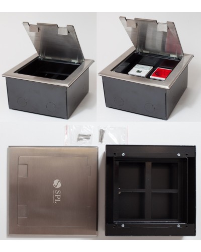 Люк на 4 поста (45х45), из нержавеющей стали, с коробкой, IP40 (300014). Люк. SPL в Тольятти