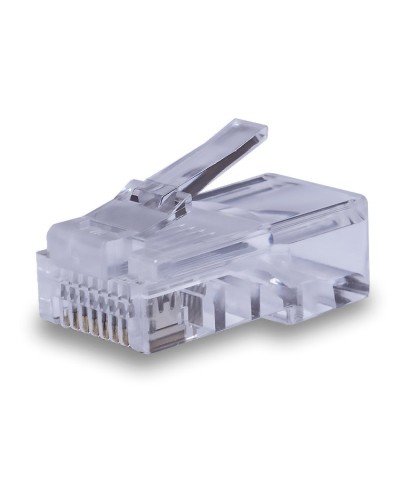 Коннекторы 8P8C UTP Cat.5e 50U (RJ-45) (100шт) (10-0207). Разъем RJ-45. SUPRLAN в Тольятти