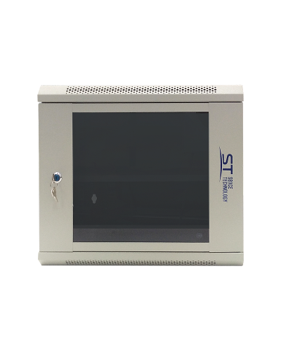 ST-NC9U600 (серый) С ПОЛКОЙ. Шкаф телекоммуникационный 19 настенный 9U. Space Technology в Тольятти