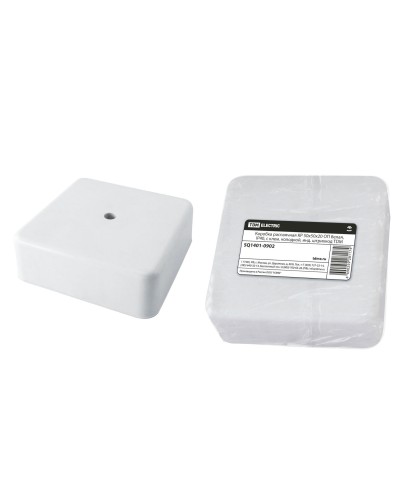 Коробка КР 50х50х20 ОП белая, IP40, с клеммной колодкой (SQ1401-0902). Распаячная коробка. TDM ЕLECTRIC в Тольятти