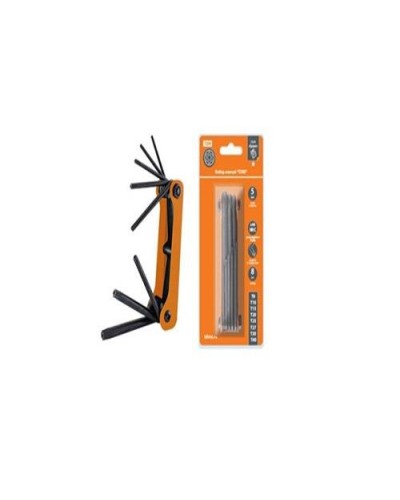 Набор ключей TORX раскладной 8шт.: T9-T40, углеродистая сталь Гранит TDM (SQ1020-0211). Набор ключей. TDM ЕLECTRIC в Тольятти