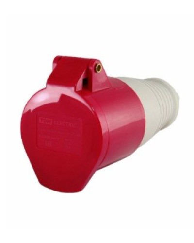 Розетка 214 переносная 3Р+РЕ 16А 380В IP44 (SQ0603-0011). Розетка. TDM ЕLECTRIC в Тольятти