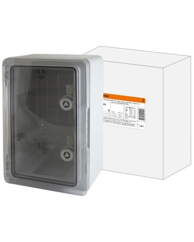 ЩМП-0-3, прозрачная крышка ABS, IP65, 400x300x170. Бокс пластиковый антивандальный. TDM ЕLECTRIC в Тольятти