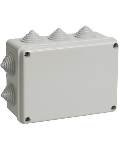 Коробка ОП 150х110х70мм, крышка, IP55, 10 гермовводов (SQ1401-1242). Распаячная коробка. TDM ЕLECTRIC в Тольятти
