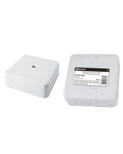 Коробка КР 75х75х28 ОП белая, IP40 (SQ1401-0905). Распаячная коробка. TDM ЕLECTRIC в Тольятти