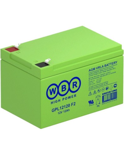 WBR GPL12120 F2. Аккумулятор герметичный свинцово-кислотный. WBR в Тольятти
