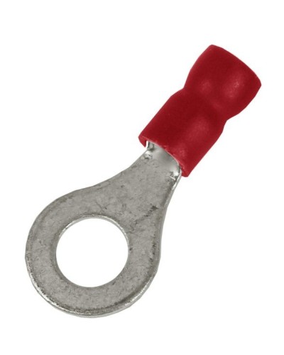 Наконечник НКИ 0,25-1,5 М10 (D10,5мм) с отверстием под винт (100 шт) (2A10P-EE-PVC). Наконечник с отверстием под винт и изолированным фланцем ПВХ. ДКС в Тольятти