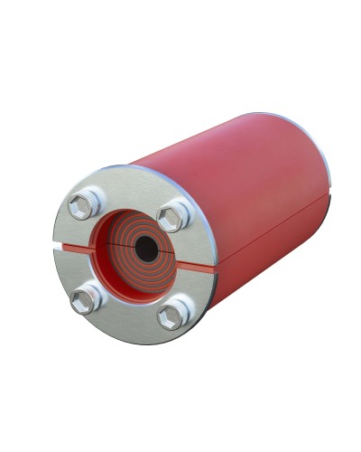 Проходка круглая, нержавеющая, D31х40 мм для кабелей D4-17 мм (DXF3112): Проходка круглая, нержавеющая в Тольятти
