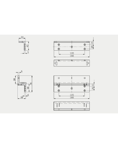 L+Z кронштейн для EMC 1200 ALH. L+Z кронштейн для EMC 1200 ALH. dormakaba в Тольятти