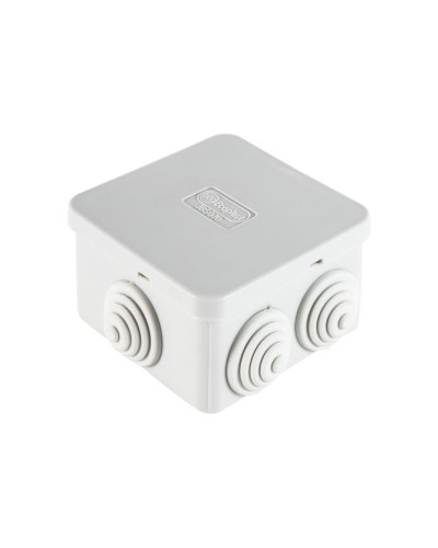 Коробка JBS070 70х70х40, 6 вых., IP44, серая (44056). Коробка монтажная. Экопласт в Тольятти