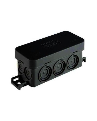 Коробка JBL090 90х42х40, 10 вых., IP55, черная (44055BL-1). Коробка монтажная. Экопласт в Тольятти