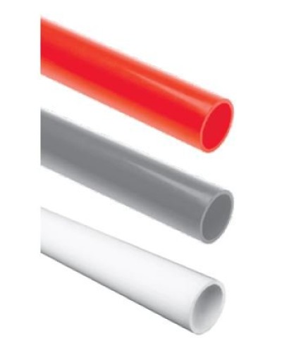 Ecoplast труба ПВХ гладкая, для аспирационной системы, D25, красная (33025-RD). Труба для аспирационной системы. Экопласт в Тольятти
