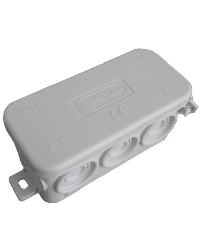 Коробка JBL090 90х42х40, 10 вых., IP55, белая (44055W-1). Коробка монтажная. Экопласт в Тольятти