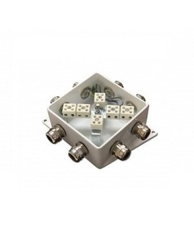 КМ-О (12к*10,0)-IP66-120х120, семь вводов: Коробка монтажная огнестойкая в Тольятти