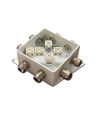 КМ-О (10к*6,0)-IP66-120х120, шесть вводов: Коробка монтажная огнестойкая в Тольятти