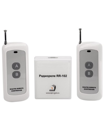 RR-102 + 2 пульта, 250-950 метров, питание 12В. Комплект радиореле. ИПРо в Тольятти
