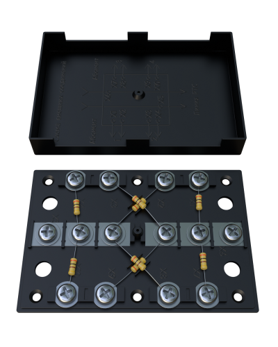 KRA-4 300 Om black (MEC42104). Коробка на 4 абонента. МЭК-Электрика в Тольятти