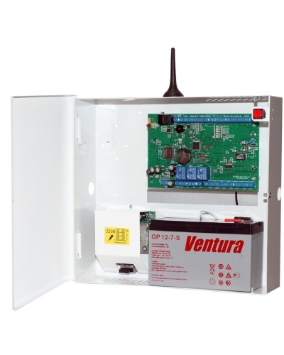 S632-2GSM-BK25-W (S632-2GSM-BK), Бокс-комплект под 7Ач, белый. Устройство оконечное объектовое приемно-контрольное c GSM коммуникатором. Проксима в Тольятти
