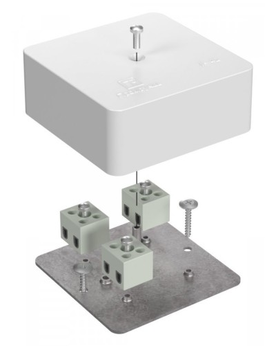 Коробка огнестойкая 75х75х30 (40-0450-FR2.5-6). Коробка огнестойкая для открытой установки. Промрукав в Тольятти