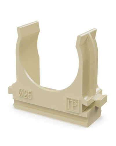 Крепёж-клипса для труб АБС-пластик сосна D25 (100 шт) (PR13.0050). Крепление для труб ПВХ. Промрукав в Тольятти