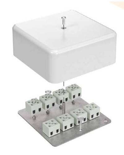 Коробка огнестойкая 103х103х45 для кабель-канала (40-0470-FR10.0-6). Коробка огнестойкая для кабель-канала. Промрукав в Тольятти