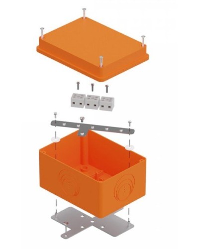Коробка огнестойкая 150х110х90 E15-E120 для о/п (40-0351-FR6.0-6). Коробка огнестойкая для открытой установки. Промрукав в Тольятти