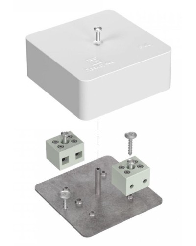 Коробка огнестойкая 75х75х30 (40-0450-FR1.5-4). Коробка огнестойкая для открытой установки. Промрукав в Тольятти
